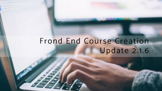 front-end-course-creation-update