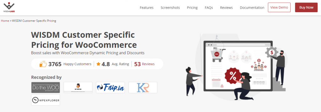 customer specific pricing plugin