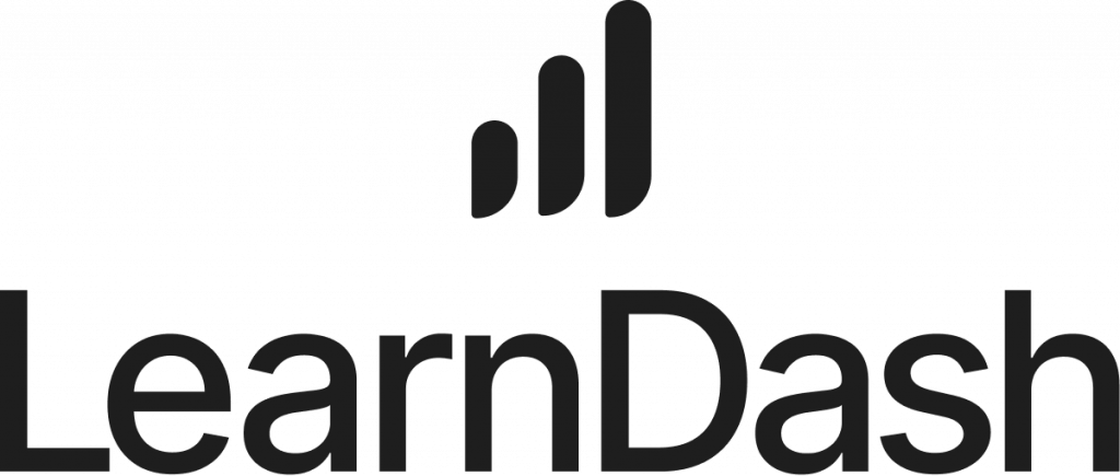 LearnDash logo stack black